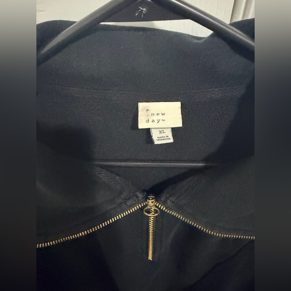 a new day Black Quarter Zip Pullover - Picture 3 of 5